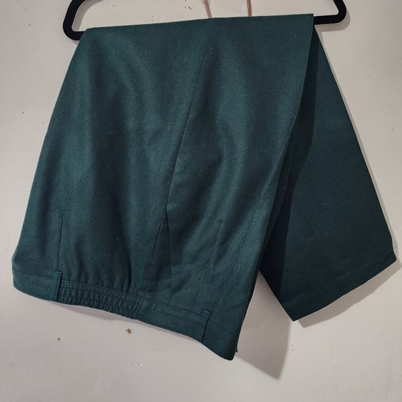 Vintage Sag Harbor Green Wool Trouser Pants - Picture 4 of 7